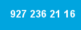 927 236 21 16 927 236 21 16